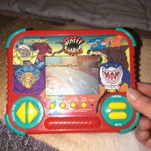 Tiger:  street sharks handheld video game vintage